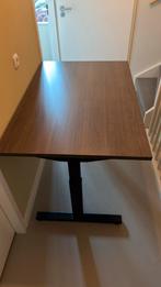 Mooi verstelbaar bureau 120x80, Ophalen, 100 tot 150 cm, 50 tot 100 cm, Zo goed als nieuw