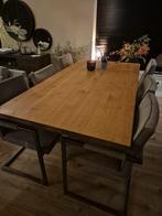 Mooie grote massief eiken eettafel, Huis en Inrichting, Tafels | Eettafels, Ophalen, Gebruikt, Eikenhout, 50 tot 100 cm