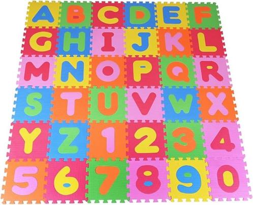 Speelmat Foam - Opvouwbaar - Speelkleed - Multicolor - Puzze, Kinderen en Baby's, Speelgoed | Educatief en Creatief, Zo goed als nieuw