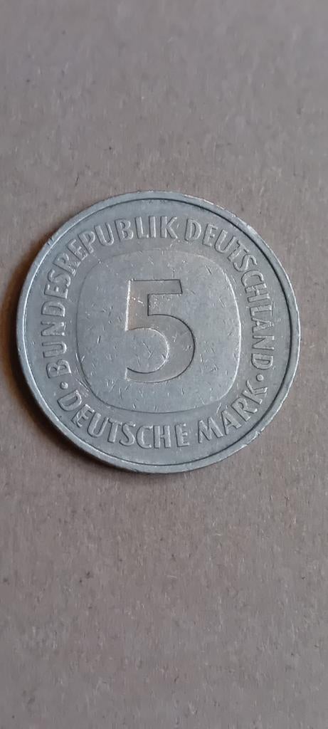 Duitse 5 Mark Munt 1975, Postzegels en Munten, Munten | Europa | Niet-Euromunten, Verzenden, Duitsland, Losse munt, Zilver