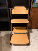 Dapper Kinderstoel met Opstapplankje - Eiken/Donkerbruin, Kinderen en Baby's, Kinderstoelen, Ophalen, Gebruikt, Meegroeistoel