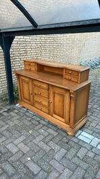 Bureaukast eiken massief, Ophalen, 100 tot 150 cm, Eikenhout, Zo goed als nieuw