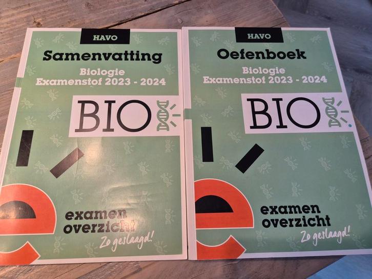 ExamenOverzicht Havo Biologie - Samenvatting & Oefenboek, Boeken, Schoolboeken, Zo goed als nieuw, Biologie, HAVO, Ophalen of Verzenden