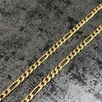 14k gouden ketting figaro schakel massief italy, Sieraden, Tassen en Uiterlijk, Kettingen, Ophalen of Verzenden, Nieuw, Goud
