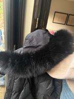 Woolrich Winterjas met Bontkraag - Gedragen, Ophalen of Verzenden, Gedragen, Zwart