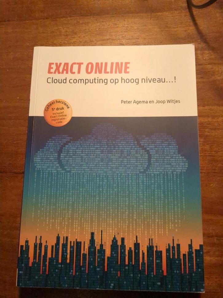 Exact Online - Cloud Computing Boek, Boeken, Informatica en Computer, Zo goed als nieuw, Software, Ophalen of Verzenden