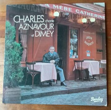 LP// CHARLES AZNAVOUR // Charles chante Aznavour et Dimey beschikbaar voor biedingen