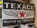 Texaco emaille bord, Verzamelen, Ophalen of Verzenden, Gebruikt, Reclamebord