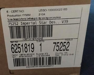 LEGO 75252 Imperial Star Destroyer UCS NIEUW beschikbaar voor biedingen