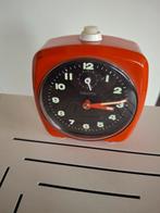 Vintage Velona  oranje wekker, Ophalen of Verzenden, Huis en Inrichting