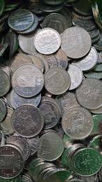 Nikkelen guldens en rijksdaalders van Juliana en Beatrix, Postzegels en Munten, Munten | Nederland, Ophalen of Verzenden, Koningin Juliana