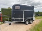 Humbaur 2 paards alu bodem zadelkamer trailee paardentrailer, Dieren en Toebehoren, Ophalen of Verzenden, Zo goed als nieuw, Aluminium