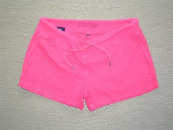 Roze linnen Gaastra korte broek maat 40. beschikbaar voor biedingen