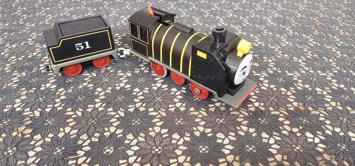 Thomas de trein trackmaster hiro, Kinderen en Baby's, Speelgoed | Thomas de Trein, Zo goed als nieuw, Ophalen of Verzenden