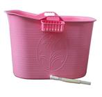 Roze zitbad bath bucket, 50 tot 100 cm, Minder dan 100 cm, Gebruikt, Ophalen