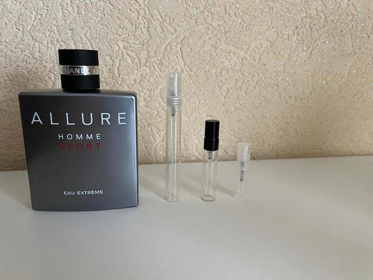 Allure homme sport eau Extreme decant sample, Sieraden, Tassen en Uiterlijk, Uiterlijk | Parfum, Nieuw, Verzenden