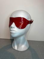 Latex blinddoek rood, Verzenden, Rood