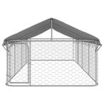 Hondenkennel voor buiten met dak 600x200x150 cm, Dieren en Toebehoren, Hondenkennel, 110 cm of meer, 65 tot 100 cm, Nieuw