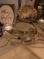 Antieke vintage ketstbal ornament zwaan, Ophalen of Verzenden, Zo goed als nieuw