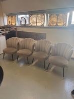 4 Richmond stoelen, khaki velvet, Ophalen, Gebruikt, Overige kleuren, Vier