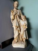Antiek Kerk Beeld van Josef met Jezus, Antiek en Kunst, Antiek | Religie, Ophalen