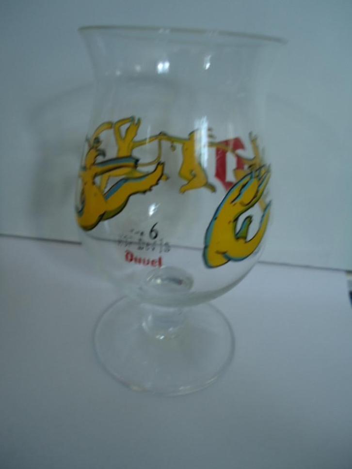 Duvel glas "The 6 Hop Devils", Verzamelen, Biermerken, Zo goed als nieuw, Glas of Glazen, Duvel, Ophalen of Verzenden