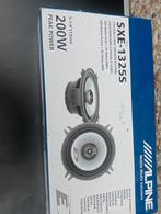 Alpine 200 watt 35 rms 2 weg speakers in doos, Ophalen, Zo goed als nieuw