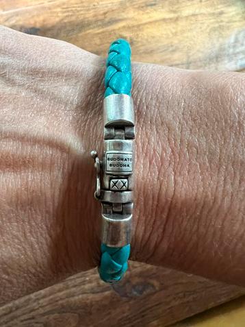 Buddha to buddha leren armband beschikbaar voor biedingen