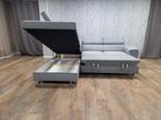GRATIS BEZORGEN | ZEER MOOI GRIJS MULTIFUNCTIONELE HOEKBANK, Info@banxtel.nl, Gebruikt, Multifunctionele Hoekbank, Hoekbank