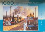 Puzzel 1000 st.; Oude stoomtrein; King pzl, Ophalen of Verzenden, 500 t/m 1500 stukjes, Gebruikt, Legpuzzel