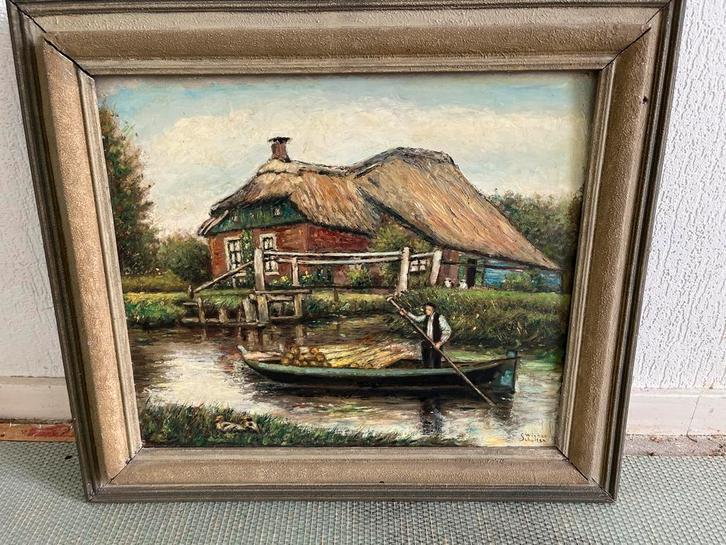 Klassiek Hollands Landschap Schilderij - Swicher Schalten si, Antiek en Kunst, Kunst | Schilderijen | Klassiek, Ophalen