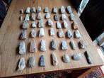 Deense neolithische bijlen en bijl fragmenten bodemvondst, Verzamelen, Mineralen en Fossielen, Ophalen of Verzenden, Mineraal