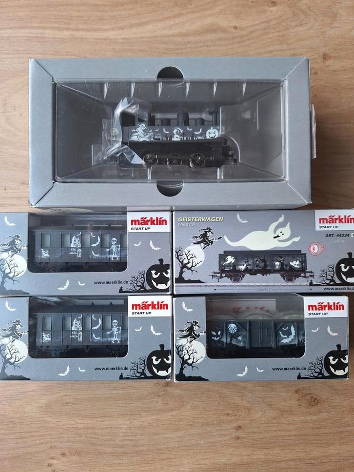 Märklin Halloween Treinset - Nieuwstaat!, Hobby en Vrije tijd, Modeltreinen | H0, Zo goed als nieuw, Treinset, Gelijkstroom of Wisselstroom