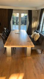Eettafel set, als set of los, Huis en Inrichting, Ophalen, Zo goed als nieuw, Rechthoekig, 50 tot 100 cm