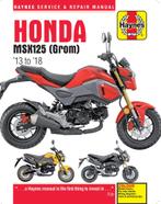 HONDA MSX125 GROM [2013-2018] HAYNES BOEK, Motoren, Handleidingen en Instructieboekjes, Honda