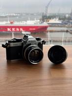 Nikon FM2 + 35/2.8 + 50/1.8, Audio, Tv en Foto, Fotocamera's Analoog, Ophalen, Zo goed als nieuw, Spiegelreflex, Nikon
