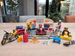 Playmobil Pitstop Garage - Leuke samengestelde set!, Ophalen of Verzenden