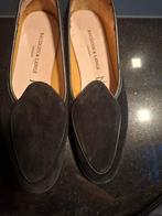 Baudoin & Lange Zwarte Suède heren schoen - Maat43, Loafers, Zwart, Zo goed als nieuw, BAUDOIN & LANGE