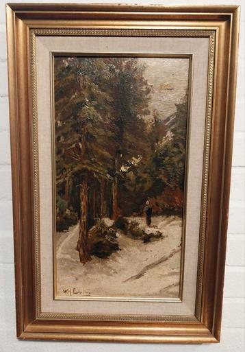 WH Eickelberg (1845-1920) - Winterlandschap - 1900 beschikbaar voor biedingen