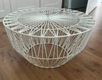 Salon tafel, wit, 100 tot 150 cm, Zo goed als nieuw, Minder dan 50 cm, Rechthoekig