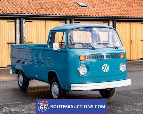 Volkswagen T2 Pick-up Bus | Route 66 Auctions, Auto's, Oldtimers, Bedrijf, Te koop, Lederen bekleding, Volkswagen, Benzine, Overige carrosserieën