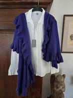 Romano Paarse Omslag Sjaal., Kleding | Dames, Romano, Ophalen of Verzenden, Gedragen