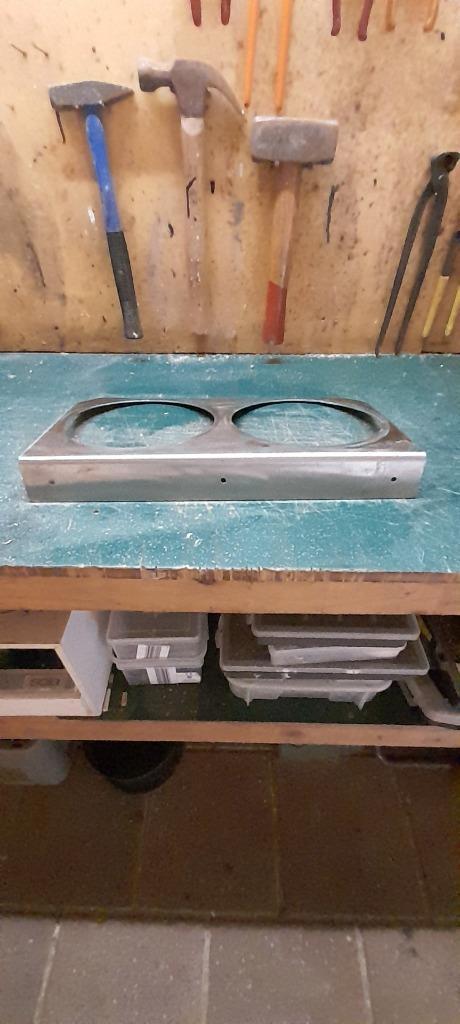 Voer en drinkschaalhouders RVS, Dieren en Toebehoren, Hondenvoerbakken en Drinkbakken, Ophalen of Verzenden