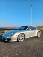 Porsche 911 3.6 PDK Carrera 4 Coupe 2009 Zilver m blauw int, Auto's, Porsche, Automaat, 4 stoelen, Bedrijf, Vierwielaandrijving
