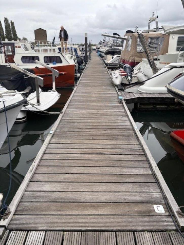 Gebruikte drijvende steiger | complete Havenhout steigerset, Tuin en Terras, Terrasdelen en Vlonders, Gebruikt, Hout, Ophalen of Verzenden