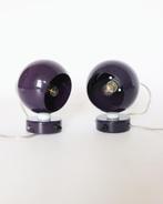 Vintage Frandsen Ball wandlampjes paars Deens design retro, Vintage retro midcentury deens design, Gebruikt, Info@frandsen.com