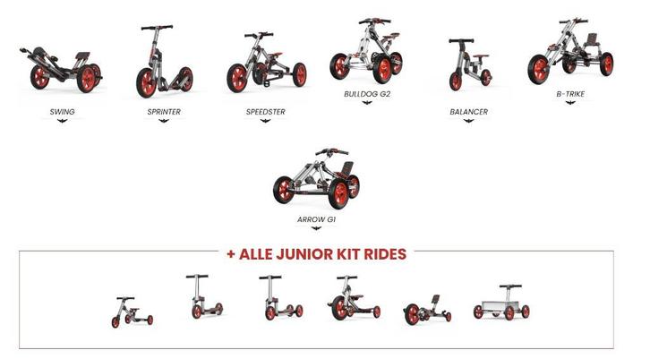 Infento Master kit, Kinderen en Baby's, Speelgoed | Buiten | Voertuigen en Loopfietsen, Zo goed als nieuw, Trapvoertuig, Ophalen of Verzenden