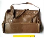 Retro Lederen Leren Tas Dames Vintage Nostalgisch gevlochten, Ophalen of Verzenden
