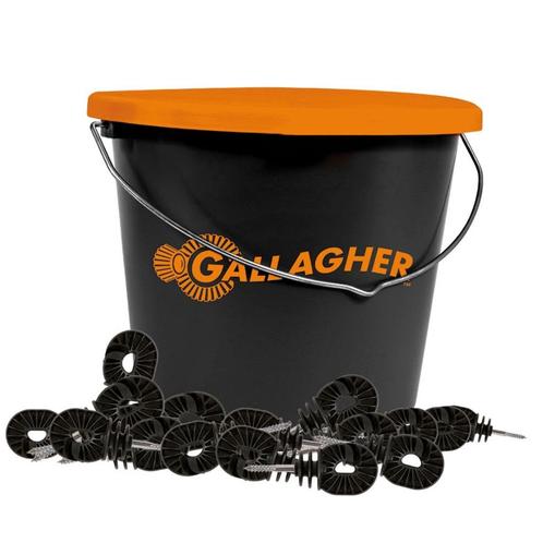Schroefisolator BS hout super (175 stuks) - met emmer, Dieren en Toebehoren, Stalling en Weidegang, Weidegang