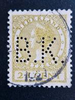 Perfin firmaperforatie BK1 in nvph 192A, Ophalen of Verzenden
